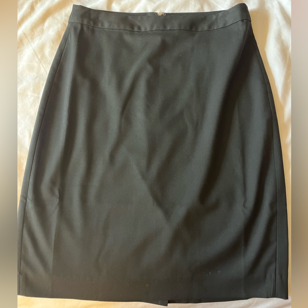 Banana Republic Elegant Black Pencil Skirt